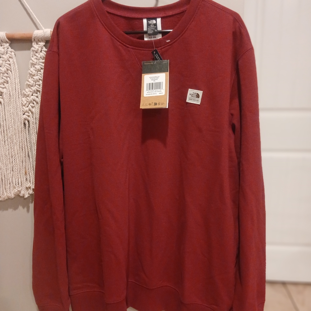 The North Face Men's Burgundy Crewneck Sweater